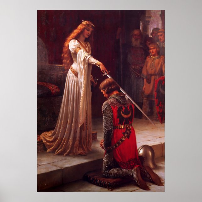 Póster Homenaje de Edmund Blair Leighton (Frente)