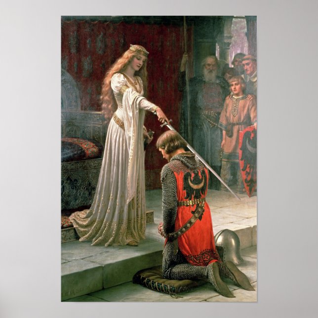 Póster Homenaje de Edmund Blair Leighton (Frente)