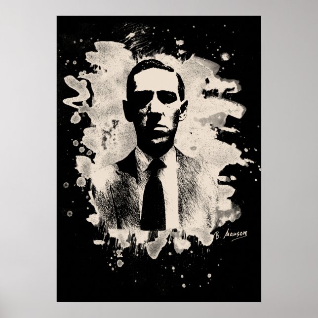 Póster Homenaje de H. P. Lovecraft (Frente)