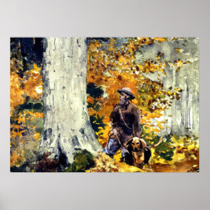 Póster Homer - Adirondack Woods