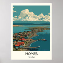 Homer Alaska Saliva Bahía Kachemak
