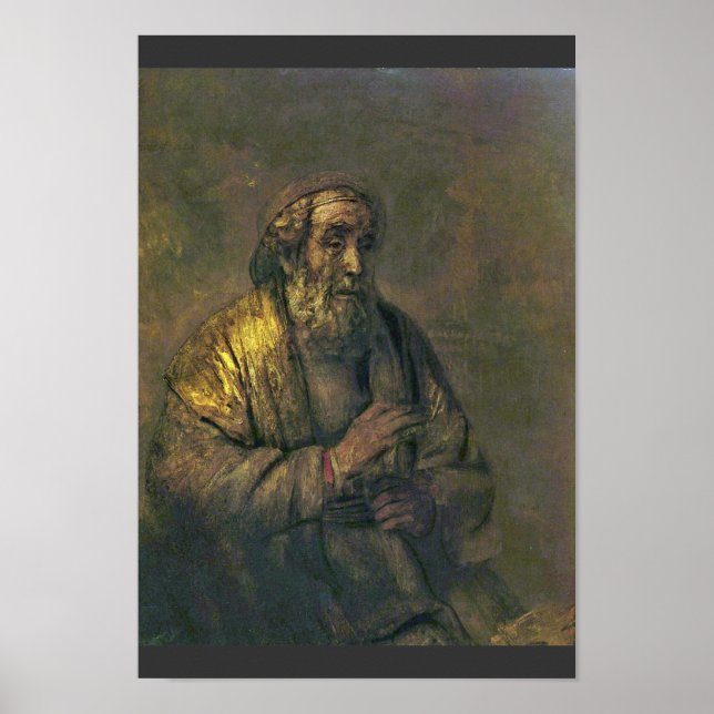 Póster Homer. By Rembrandt Van Rijn  (Best Quality) (Frente)