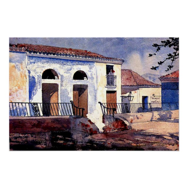 Póster Homer - Casa, Santiago, Cuba (Anverso)