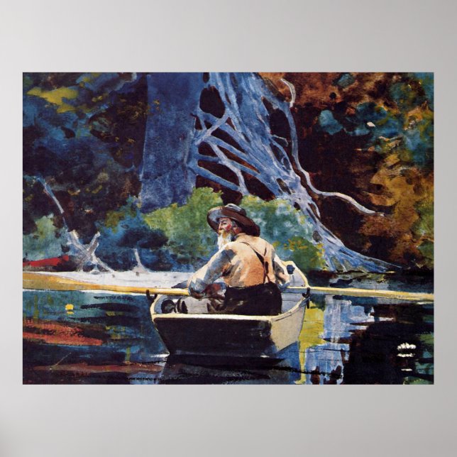 Póster Homer - Guía Adirondack (Frente)