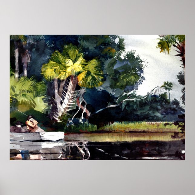 Póster Homer - Homosassa Jungle (Frente)