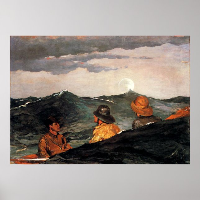 Póster Homero - Besando la luna (Frente)