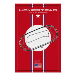 Póster Homestead Miami Speedway