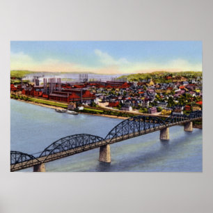 Póster Homestead Pennsylvania Steel Mills