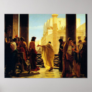 Póster Homo de Ecce - Antonio Ciseri