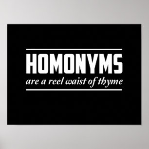 Póster Homónimos