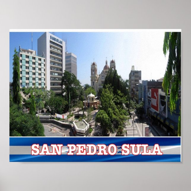 Póster Honduras - San Pedro Sula - (Frente)