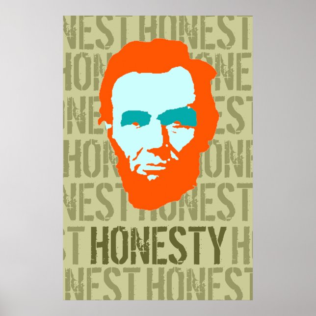 Póster Honesto Abe (Frente)