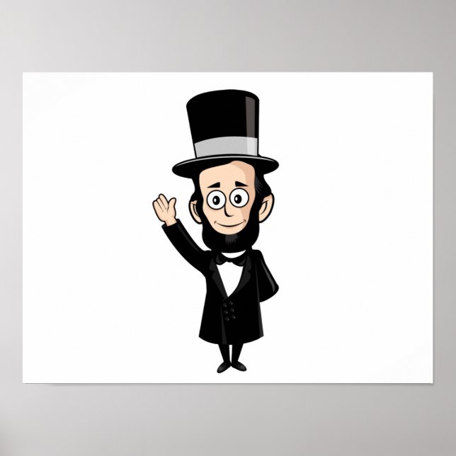 Póster Honesto Abe Lincoln (Frente)