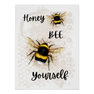 Póster Honey Bee