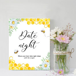 Póster Honey Bee Date Night Ideas Bridal Poster
