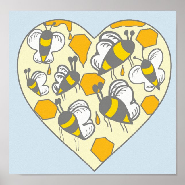 Póster Honey Comb (Frente)
