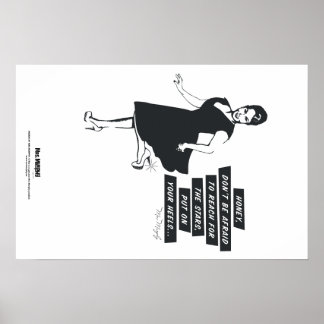 Póster Honey, don't be afraid to reach for the stars...