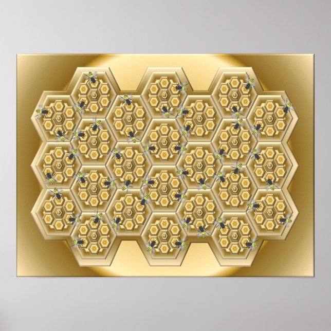 Póster Honeycomb (Frente)