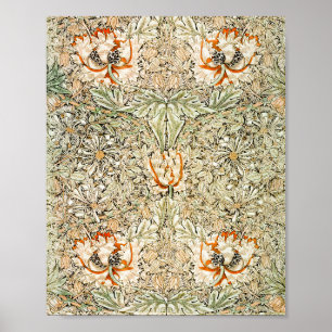 Póster Honeysuckle, William Morris