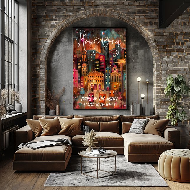 Póster Hong Kong: Perla de Oriente (Subido por el creador)