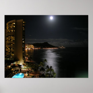 Póster Honolulu Hawaii