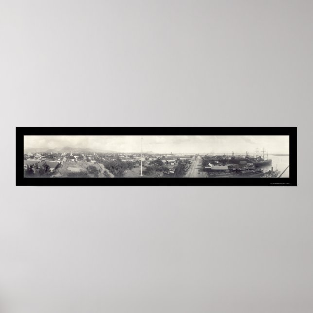 Póster Honolulu, HI Photo 1913 (Frente)