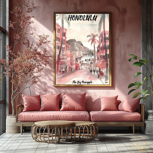 Póster Honolulu: La Gran Piña (Subido por el creador)