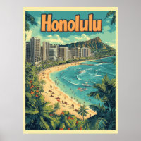 Honolulu - Playa urbana de Hawaii