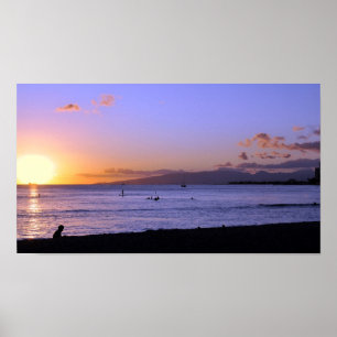 Póster Honolulu Twilight Print
