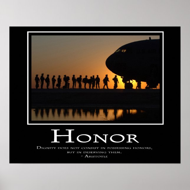 Póster Honor (Frente)