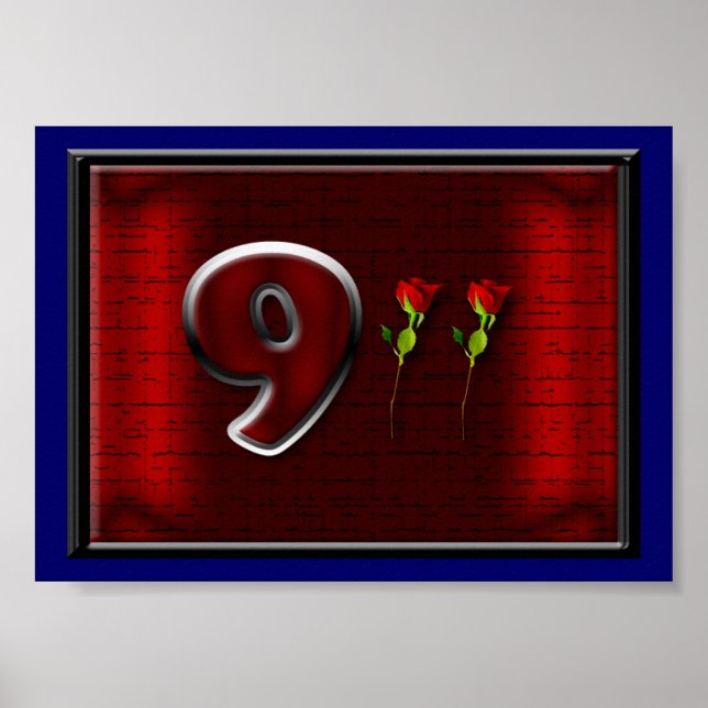 Póster Honor a los caídos (Frente)