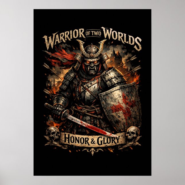 Póster Honor & Glory (Frente)
