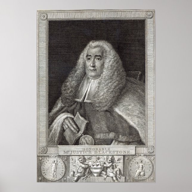 Póster Honorable Sr. Justice Blackstone (Frente)