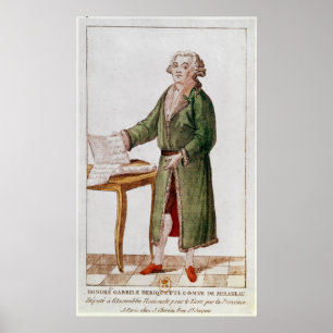 Póster Honore Gabriel Riqueti Mirabeau