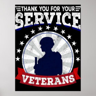 Póster Honrando a nuestros héroes este Día de los Veteran