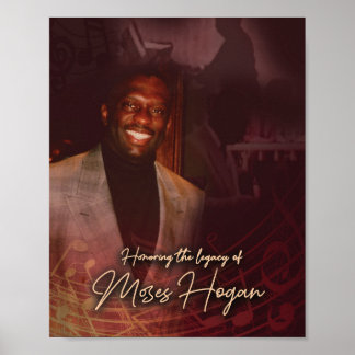 Póster Honrando el legado del Poster de Moses Hogan