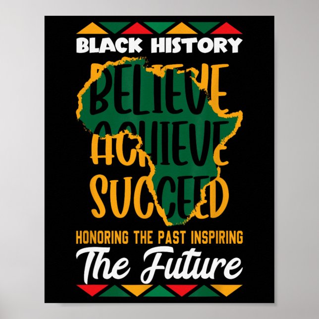 Póster Honrando El Pasado Inspirando El Futuro Historia N (Frente)