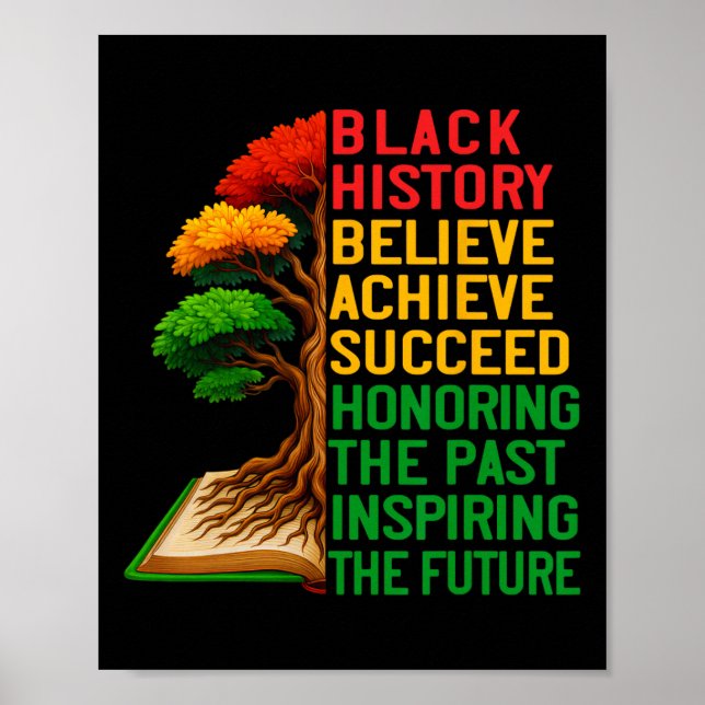 Póster Honrando el pasado Inspirando el futuro Historia n (Frente)