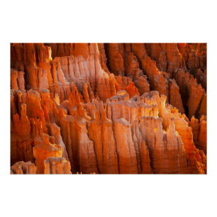 Póster Hoodoos de la roca en luz de la mañana