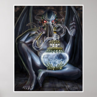 Póster Hooka V2 de Cthulhu