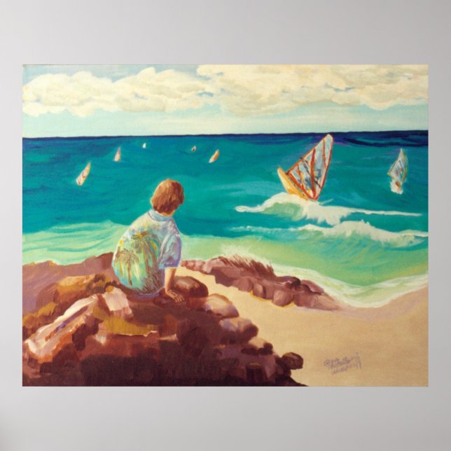 Póster Hookipa Maui (Frente)