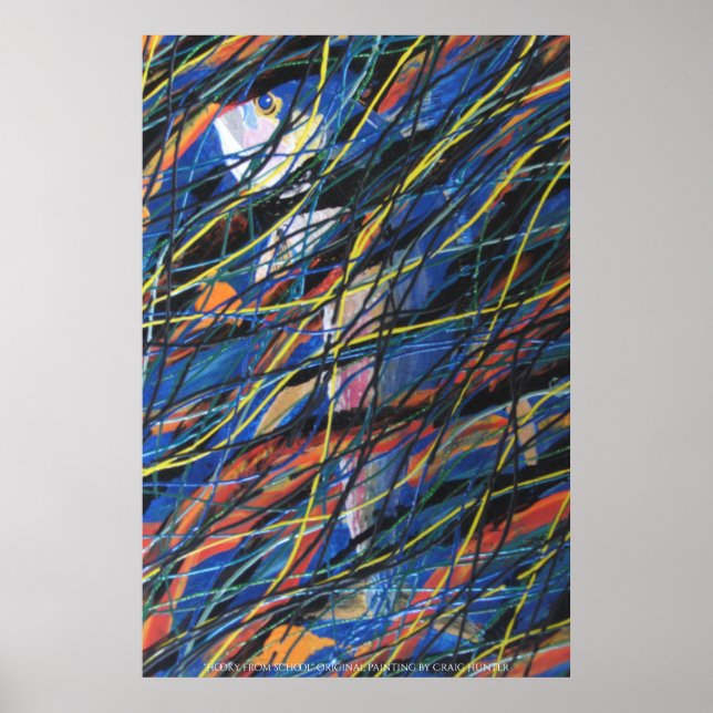 Póster Hooky de la escuela (Frente)