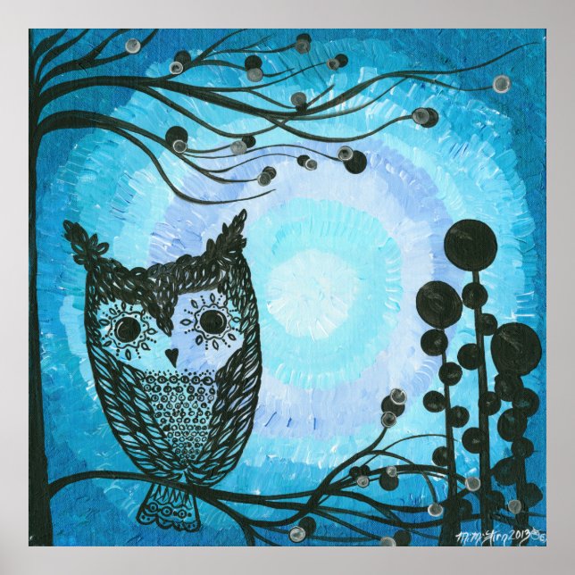 Póster Hoolandia (c) 2013 – Contrast Owl 02 (Frente)