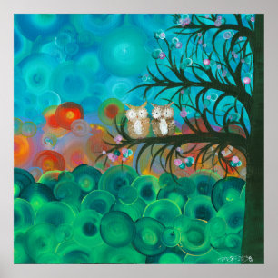 Póster Hoolandia (c) 2013 - Imágenes de búho