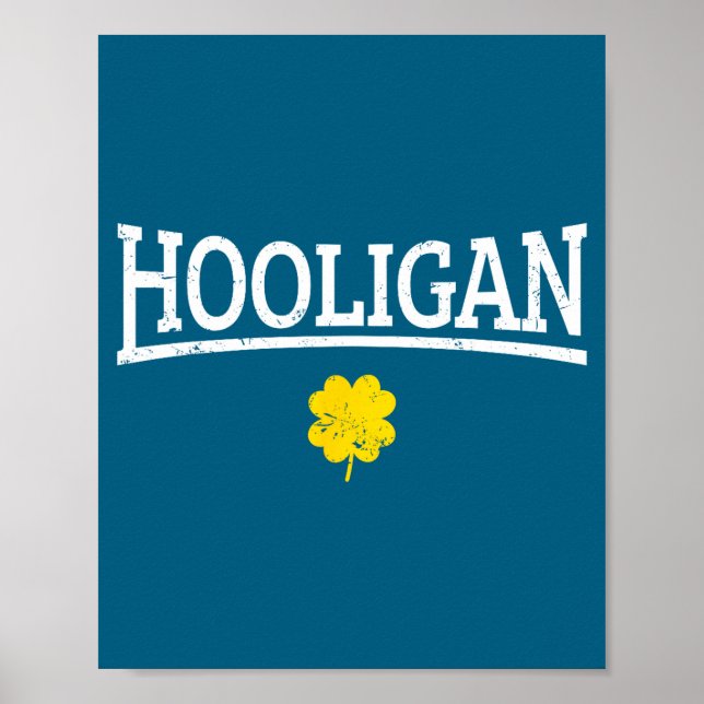 Póster Hooligan Irish St. Patricks Day  (Frente)