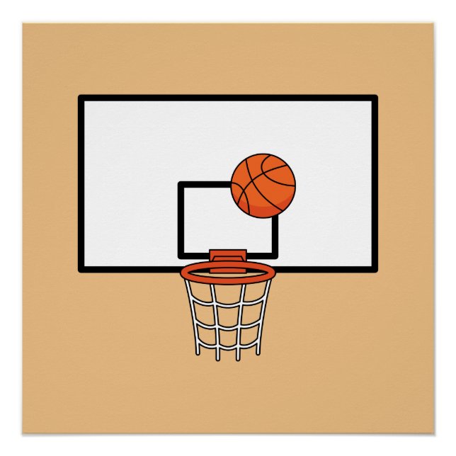 Póster Hoop de baloncesto (Anverso)