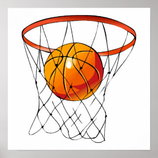 Póster Hoop de baloncesto