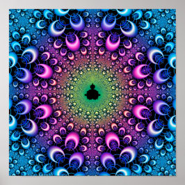 Póster Hooped Mandelbrot Fractal