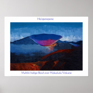 Póster Hooponopono Indigo Bowl