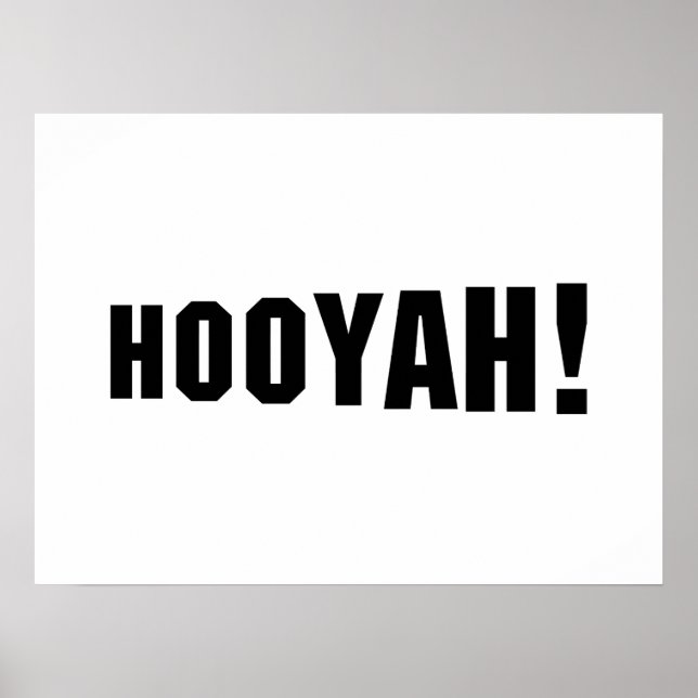 PÓSTER ¡HOOYAH! (Frente)